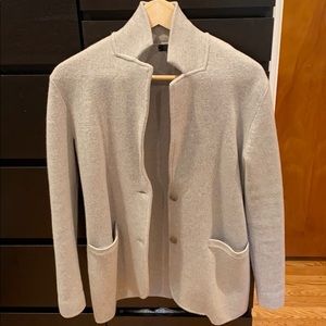 J. Crew sweater blazer, XS, grey